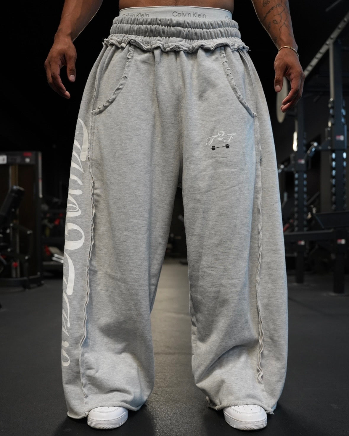 'T2F' Grey Sweats